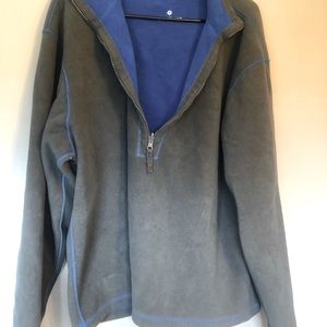 RuffHewn Reversible Pullover Gray Blue